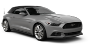 NATIONAL Car rental Pittsburgh International Airport Convertible car - Ford Mustang Convertible
