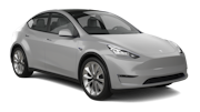 HERTZ Car rental Philadelphia Airport Suv car - Tesla Model Y